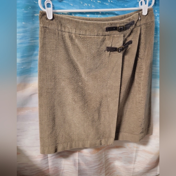 Boden Faux Wrap Corduroy Skirt‎ Size 10L - Picture 1 of 6